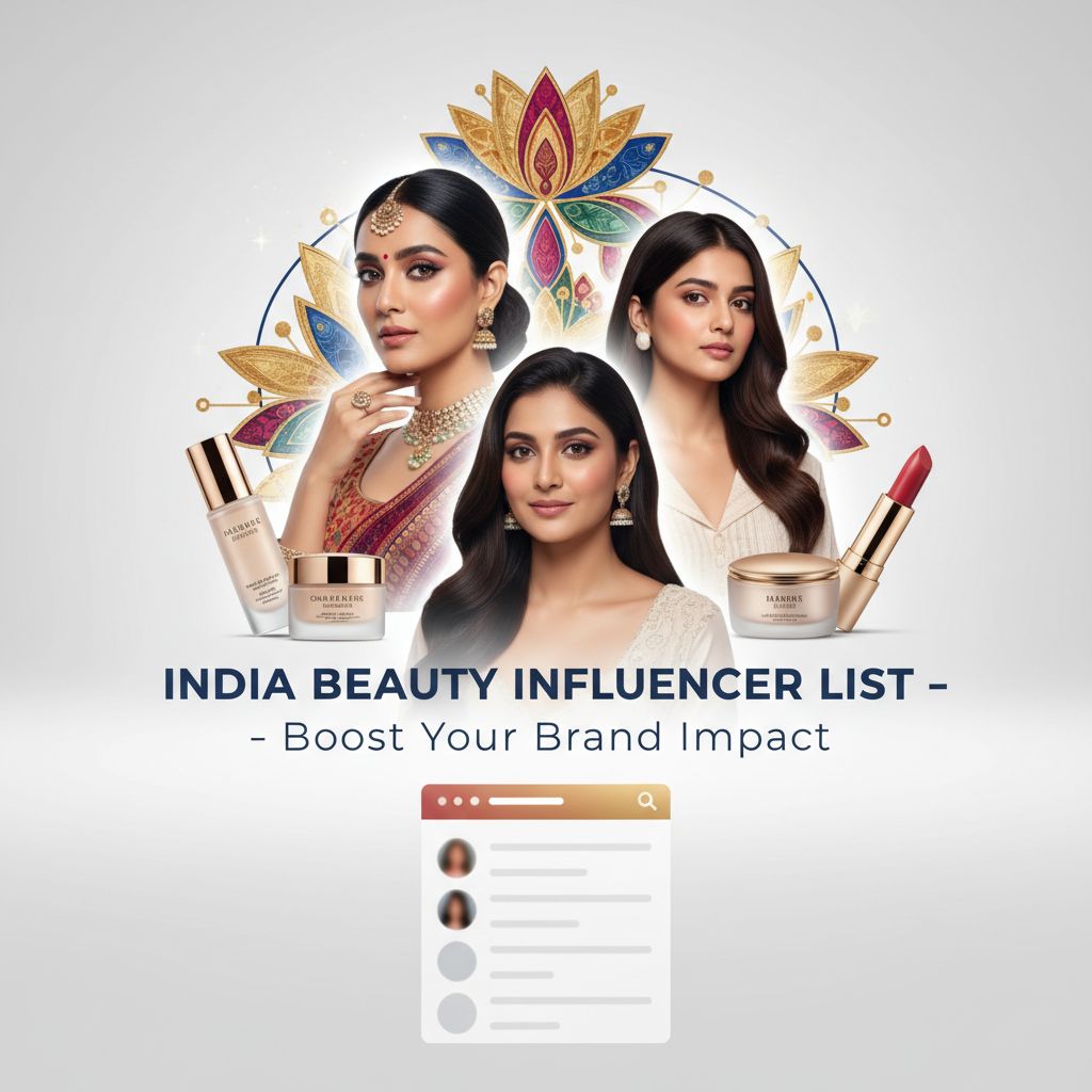 India Beauty Influencer List – Boost Your Brand Impact